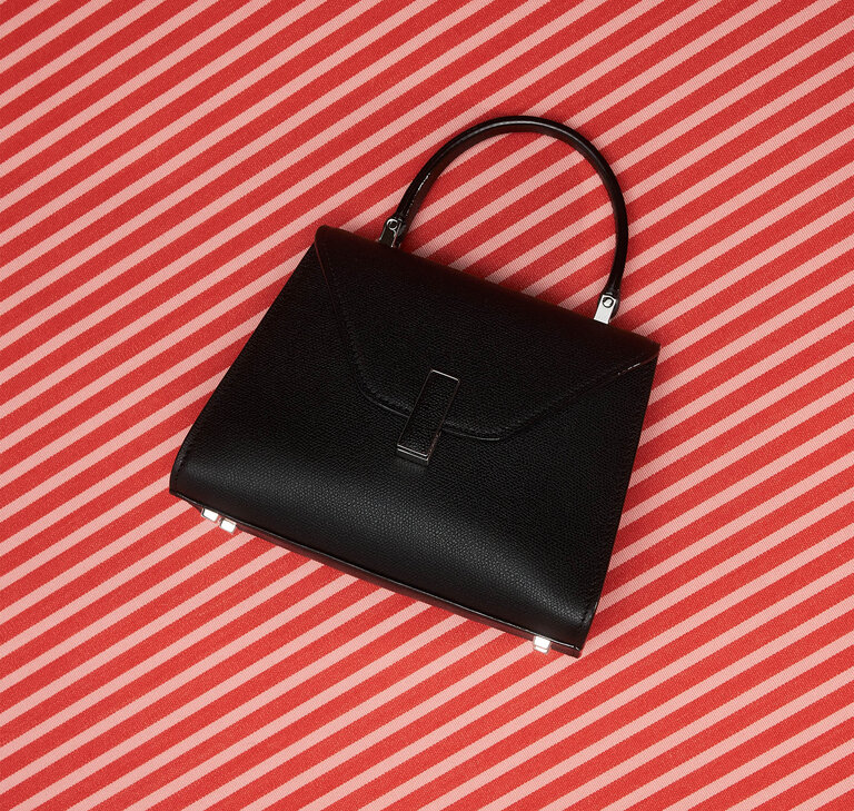 Valextra Iside top handle Bag in Black